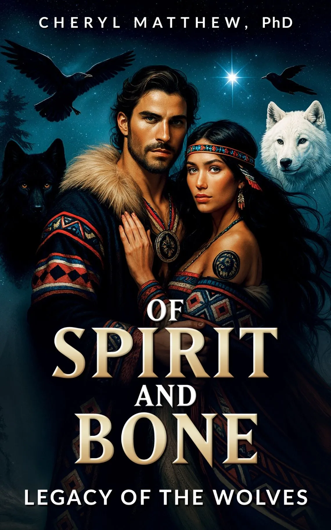 Cover of Of Spirit and Bone: Legacy of the Wolves by Dr. Cheryl Matthew
